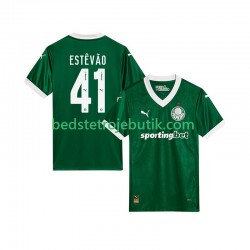 Palmeiras Estevao 41 Mænd Hjemmebane Fodboldtrøje 2025-2026 Kortærmet