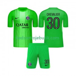 Paris Saint-Germain Lucas Chevalier 30 Målmand Børn Udebane Fodboldtrøje 2025-2026 Kortærmet