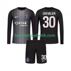 Paris Saint-Germain Lucas Chevalier 30 Målmand Børn Hjemmebane Fodboldtrøje 2025-2026 Langærmet