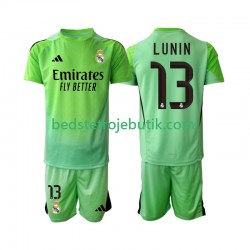 Real Madrid Andriy Lunin 13 Målmand Børn Udebane Fodboldtrøje 2025-2026 Kortærmet