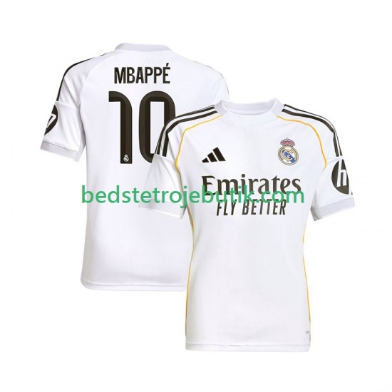 Real Madrid Mbappé Kylian 10 Mænd Hjemmebane Fodboldtrøje 2025-2026 Kortærmet
