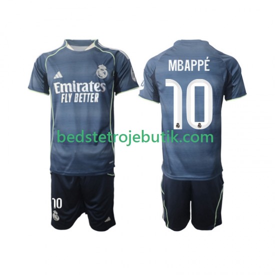 Real Madrid Mbappé Kylian 10 Børn Udebane Fodboldtrøje 2025-2026 Kortærmet