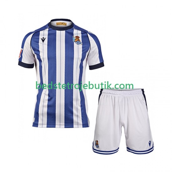 Real Sociedad Børn Hjemmebane Fodboldtrøje 2025-2026 Kortærmet