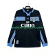 SS Lazio Retro Mænd Udebane Fodboldtrøje 1999 1998 Langærmet