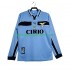 SS Lazio Retro Mænd Hjemmebane Fodboldtrøje 1999 1998 Langærmet