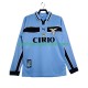 SS Lazio Retro Mænd Hjemmebane Fodboldtrøje 1999 1998 Langærmet