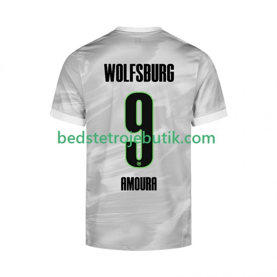 VfL Wolfsburg Mohamed Amoura 9 Mænd Udebane Fodboldtrøje 2025-2026 Kortærmet