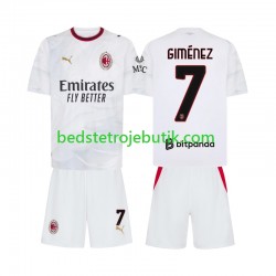 AC Milan Gimenez 7 Børn Udebane Fodboldtrøje 2026-2027 Kortærmet