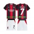 AC Milan Gimenez 7 Børn Hjemmebane Fodboldtrøje 2026-2027 Kortærmet