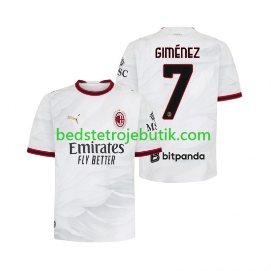 AC Milan Gimenez 7 Mænd Udebane Fodboldtrøje 2026-2027 Kortærmet