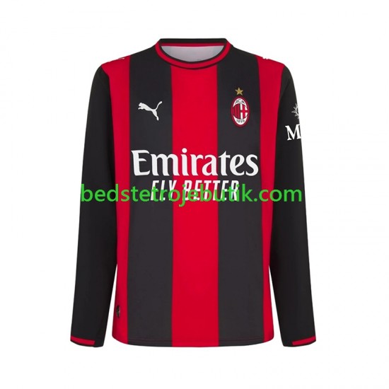 AC Milan Mænd Hjemmebane Fodboldtrøje 2026-2027 Langærmet
