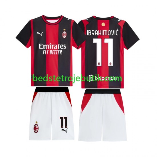 AC Milan Ibrahimović 11 Børn Hjemmebane Fodboldtrøje 2026-2027 Kortærmet