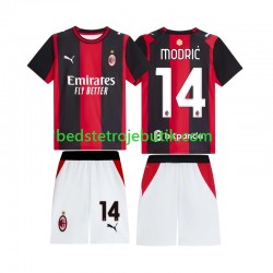 AC Milan Modrić Luka 14 Børn Hjemmebane Fodboldtrøje 2026-2027 Kortærmet