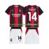 AC Milan Modrić Luka 14 Børn Hjemmebane Fodboldtrøje 2026-2027 Kortærmet