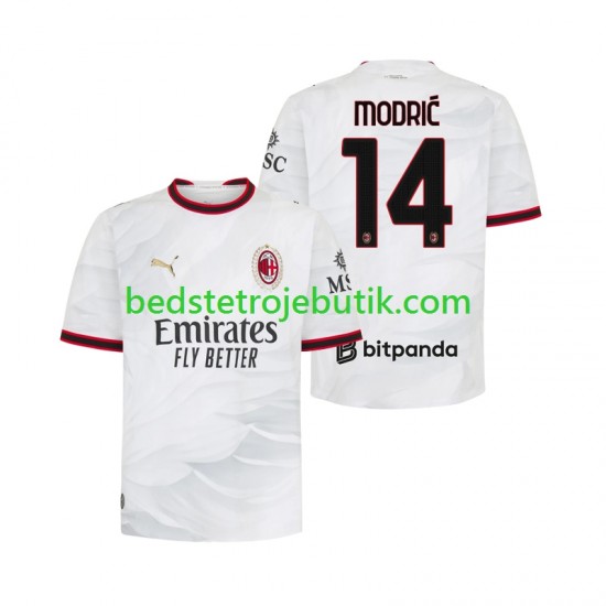 AC Milan Modrić Luka 14 Mænd Udebane Fodboldtrøje 2026-2027 Kortærmet