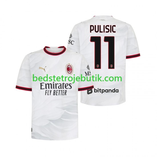 AC Milan Pulisic 11 Mænd Udebane Fodboldtrøje 2026-2027 Kortærmet