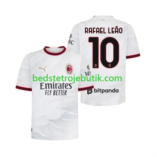 AC Milan Rafael Leao 10 Mænd Udebane Fodboldtrøje 2026-2027 Kortærmet