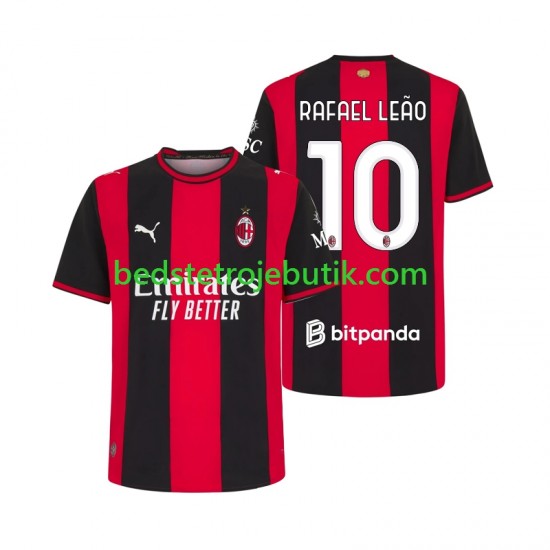 AC Milan Rafael Leao 10 Mænd Hjemmebane Fodboldtrøje 2026-2027 Kortærmet
