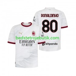 AC Milan Ronaldinho 80 Mænd Udebane Fodboldtrøje 2026-2027 Kortærmet