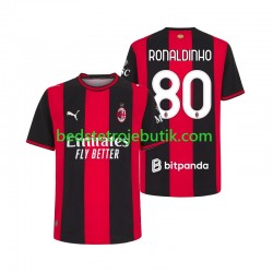 AC Milan Ronaldinho 80 Mænd Hjemmebane Fodboldtrøje 2026-2027 Kortærmet