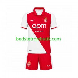 AS Monaco Børn Hjemmebane Fodboldtrøje 2026-2027 Kortærmet