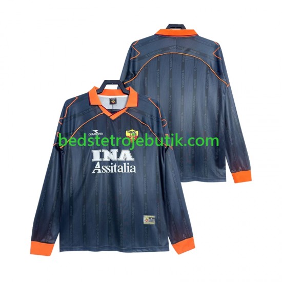AS Roma 2000 Retro Mænd 3. Valg Fodboldtrøje 1999 Langærmet