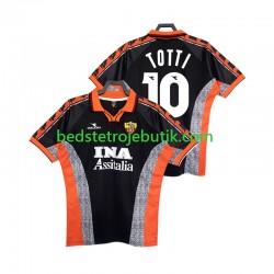 AS Roma Totti 10 Retro Mænd 3. Valg Fodboldtrøje 1999 1998 Kortærmet