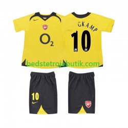 Arsenal BERGKAMP 10 2005 Retro Børn Udebane Fodboldtrøje 2006 Kortærmet