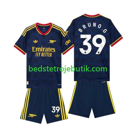 Arsenal Bruno Guimaraes 39 Børn Udebane Fodboldtrøje 2026-2027 Kortærmet
