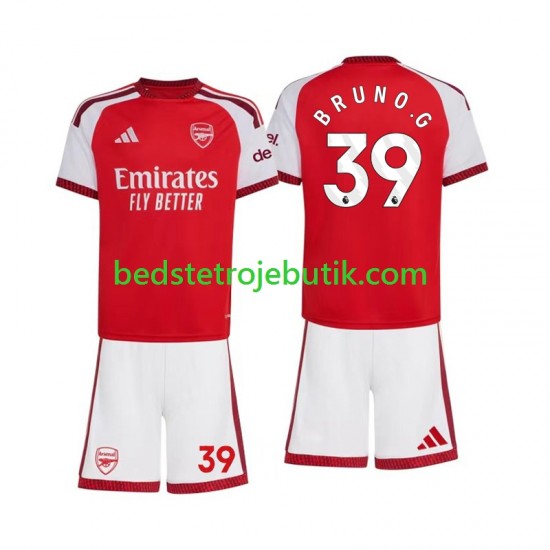 Arsenal Bruno Guimaraes 39 Børn Hjemmebane Fodboldtrøje 2026-2027 Kortærmet