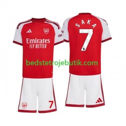 Arsenal Bukayo Saka 7 Børn Hjemmebane Fodboldtrøje 2026-2027 Kortærmet