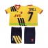 Arsenal CAMPBELL 7 1993 1994 Retro Børn Udebane Fodboldtrøje Kortærmet