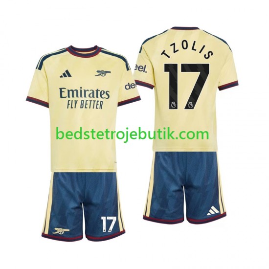 Arsenal Christos Tzolis 17 Børn 3. Valg Fodboldtrøje 2026-2027 Kortærmet