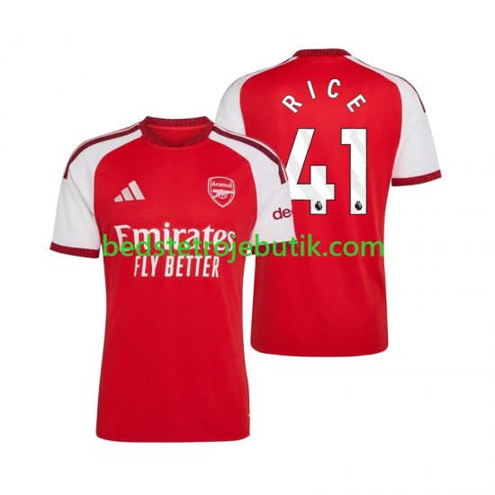 Arsenal Declan Rice 41 Mænd Hjemmebane Fodboldtrøje 2026-2027 Kortærmet