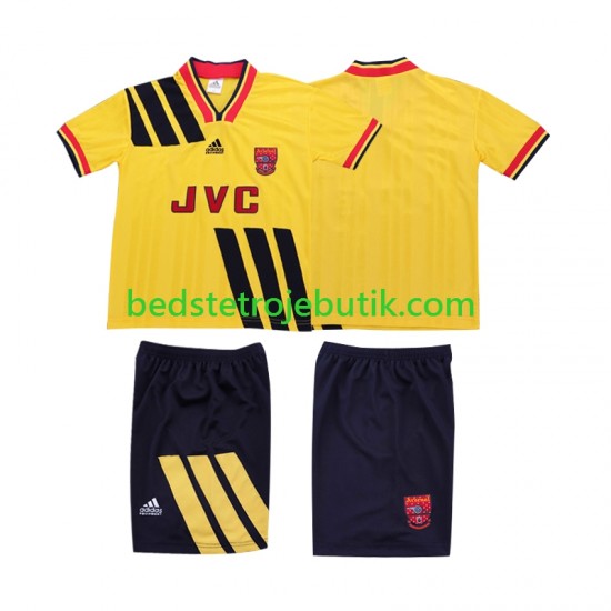 Arsenal 1993 1994 Retro Børn Udebane Fodboldtrøje Kortærmet