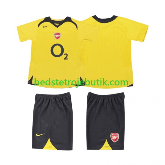 Arsenal 2005 Retro Børn Udebane Fodboldtrøje 2006 Kortærmet