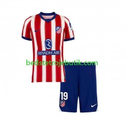 Atlético Madrid Julian Alvarez 19 Børn Hjemmebane Fodboldtrøje 2026-2027 Kortærmet