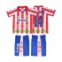 Atlético Madrid SIMEONE 14 1996 1997 Retro Børn Hjemmebane Fodboldtrøje Kortærmet