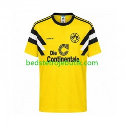 Borussia Dortmund 1989 Retro Mænd Hjemmebane Fodboldtrøje Kortærmet