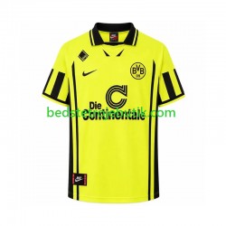 Borussia Dortmund 1996 Retro Mænd Hjemmebane Fodboldtrøje Kortærmet