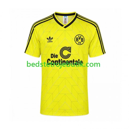 Borussia Dortmund Retro Mænd Hjemmebane Fodboldtrøje 1998 Kortærmet