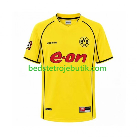 Borussia Dortmund Retro Mænd Hjemmebane Fodboldtrøje 2002 Kortærmet