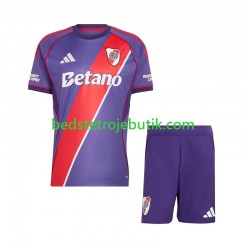CA River Plate Børn 3. Valg Fodboldtrøje 2026-2027 Kortærmet