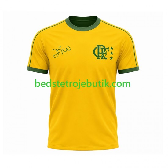 CR Flamengo Retro Mænd Hjemmebane Fodboldtrøje Kortærmet