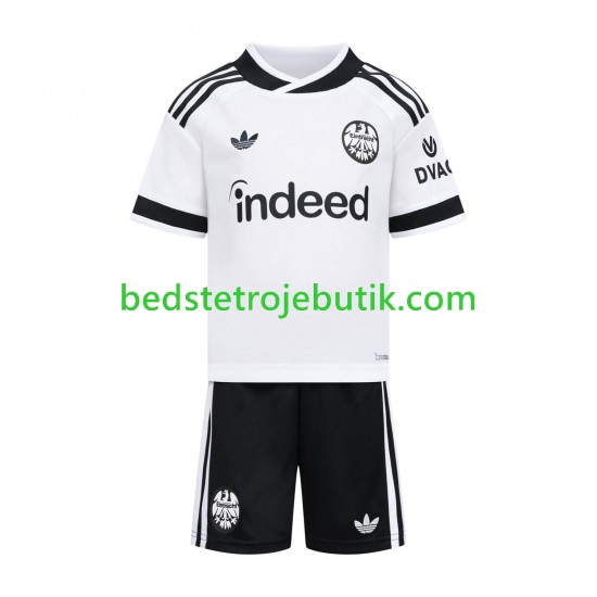 Eintracht Frankfurt Børn Udebane Fodboldtrøje 2026-2027 Kortærmet