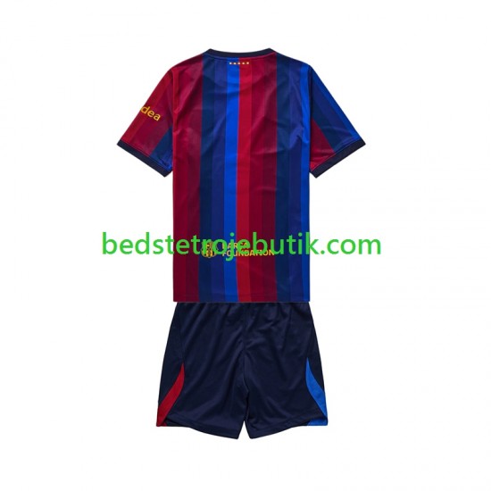 FC Barcelona Børn Hjemmebane Fodboldtrøje 2026-2027 Kortærmet