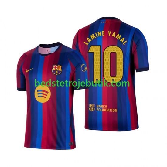 FC Barcelona Lamine Yamal 10 Mænd Hjemmebane Fodboldtrøje 2026-2027 Kortærmet