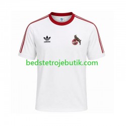 FC Köln 1986 1987 Retro Mænd Hjemmebane Fodboldtrøje Kortærmet