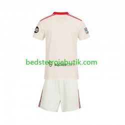 Sevilla FC Retro Børn Hjemmebane Fodboldtrøje 2025-2026 Kortærmet