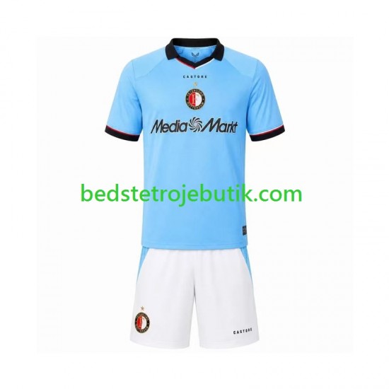 Feyenoord Rotterdam Børn Udebane Fodboldtrøje 2026-2027 Kortærmet